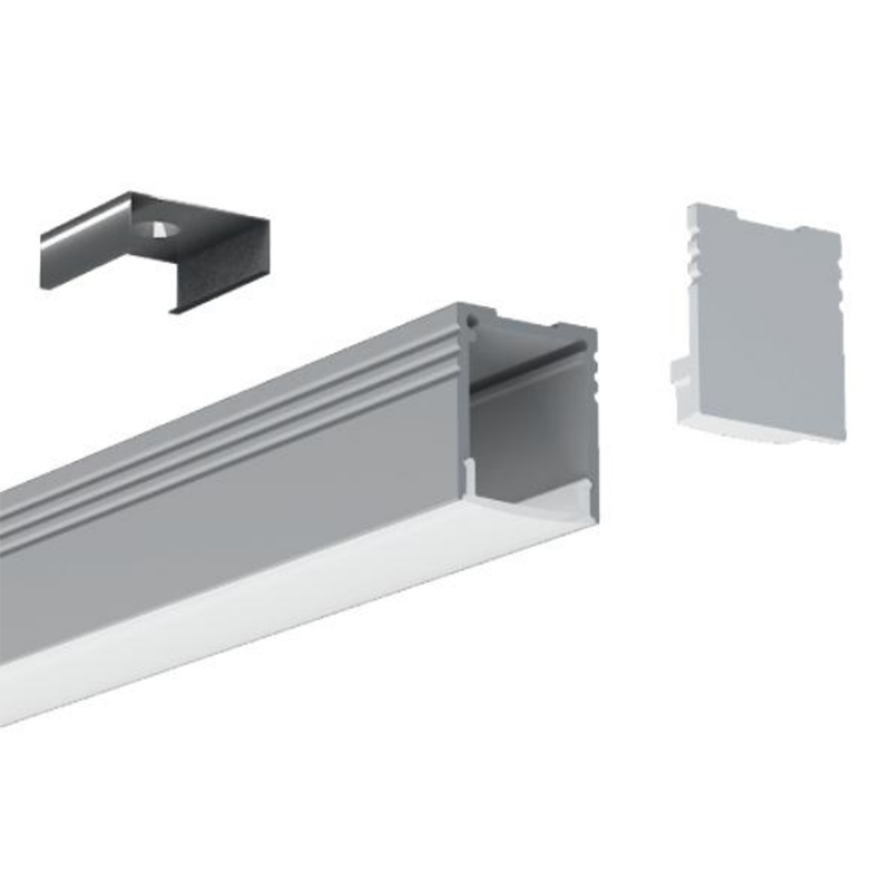 Aluminum U Channel Light Diffuser For 15mm Double Row LED Strips Aluminum U Channel Light Diffuser For 15mm Double Row LED Strips